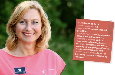 diëtist Louise de Ronde onderzoek Covid-19 PMC In Balans 
