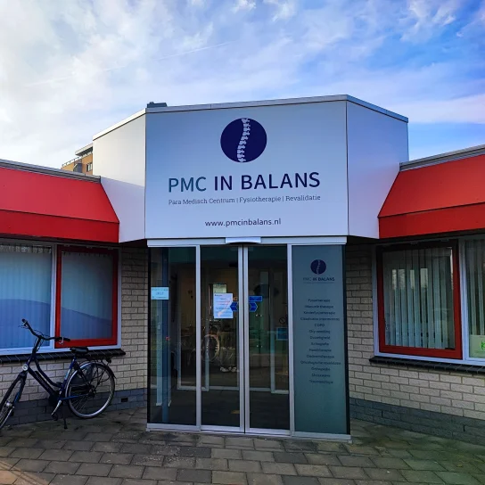 PMC in Balans locatie Ridderkerk. De praktijk voor fysiotherapie, ergotherapie, oefentherapie en dietetiek